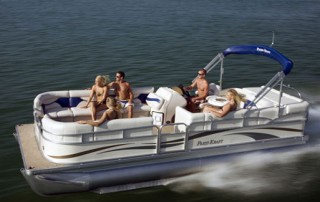 Rent a great Pontoon Boat in Cape Coral or Key West The Tri-Ton Pontoon Boat